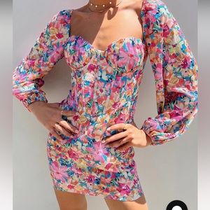 Princess Polly Laurie Corset Mini Dress Multi